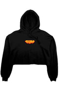 crop fleece hoodie