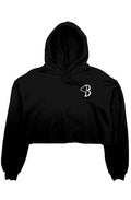 crop fleece hoodie